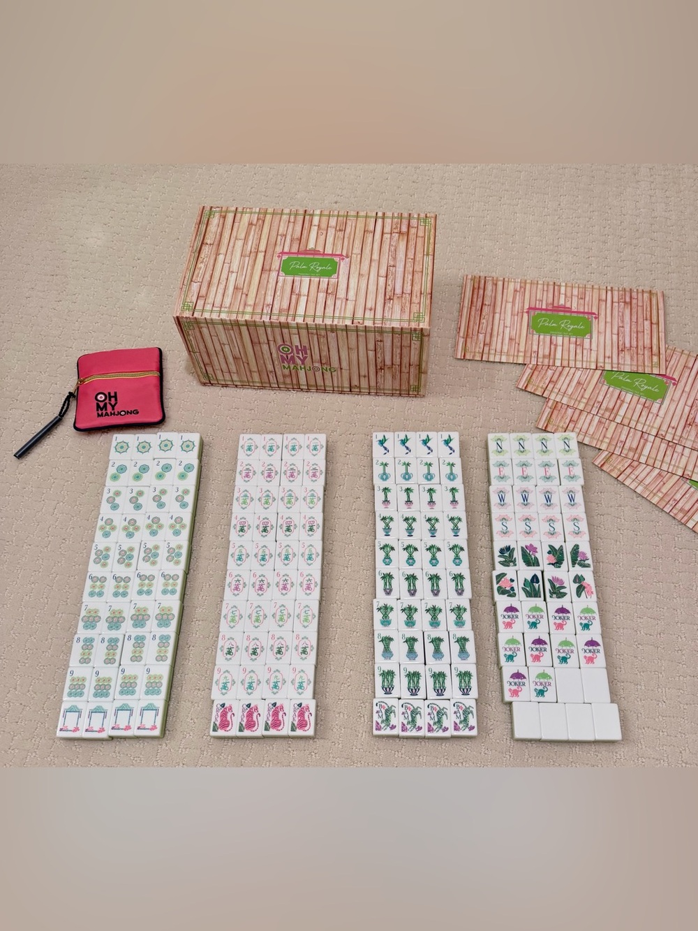 Authentic Oh My Mahjong tile set